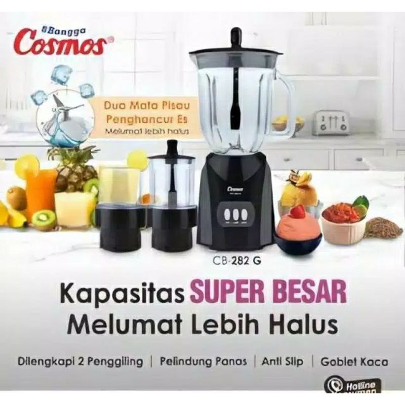 COSMOS blender kaca 2L CB 282G / blender 2 liter CB282G / CB 282 G