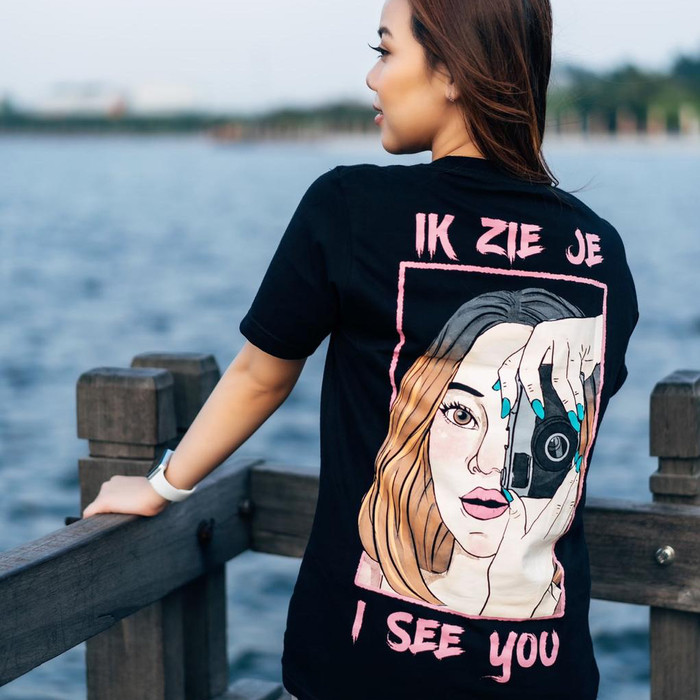 Ds51C1 Ik Zie Je T-Shirt Ik Mis Je By Maartje - Size S Fe5E2D