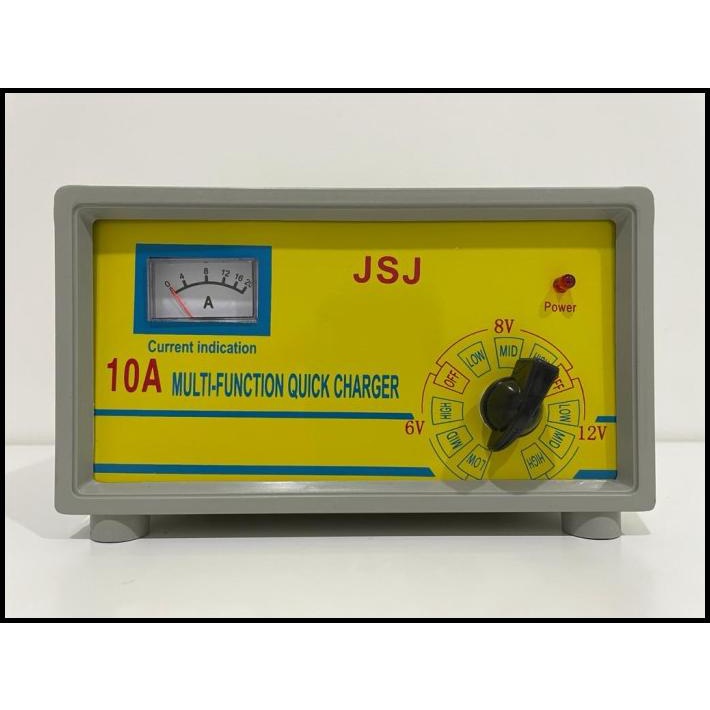 Charger Aki Otomatis 6V-12V 10A / Charger Aki Motor Mobil 10 Ampere