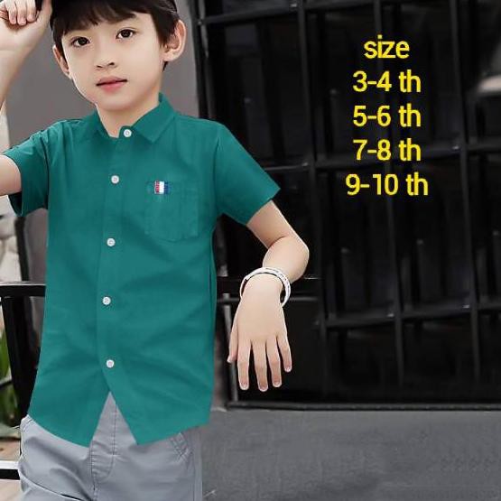 [>TERLARIS<] DVC 5-12 thn/ Kemeja Anak Pria/ Kemeja DEKO Kids/ Baju Anak/ Atasan Anak Pria/ kemeja a