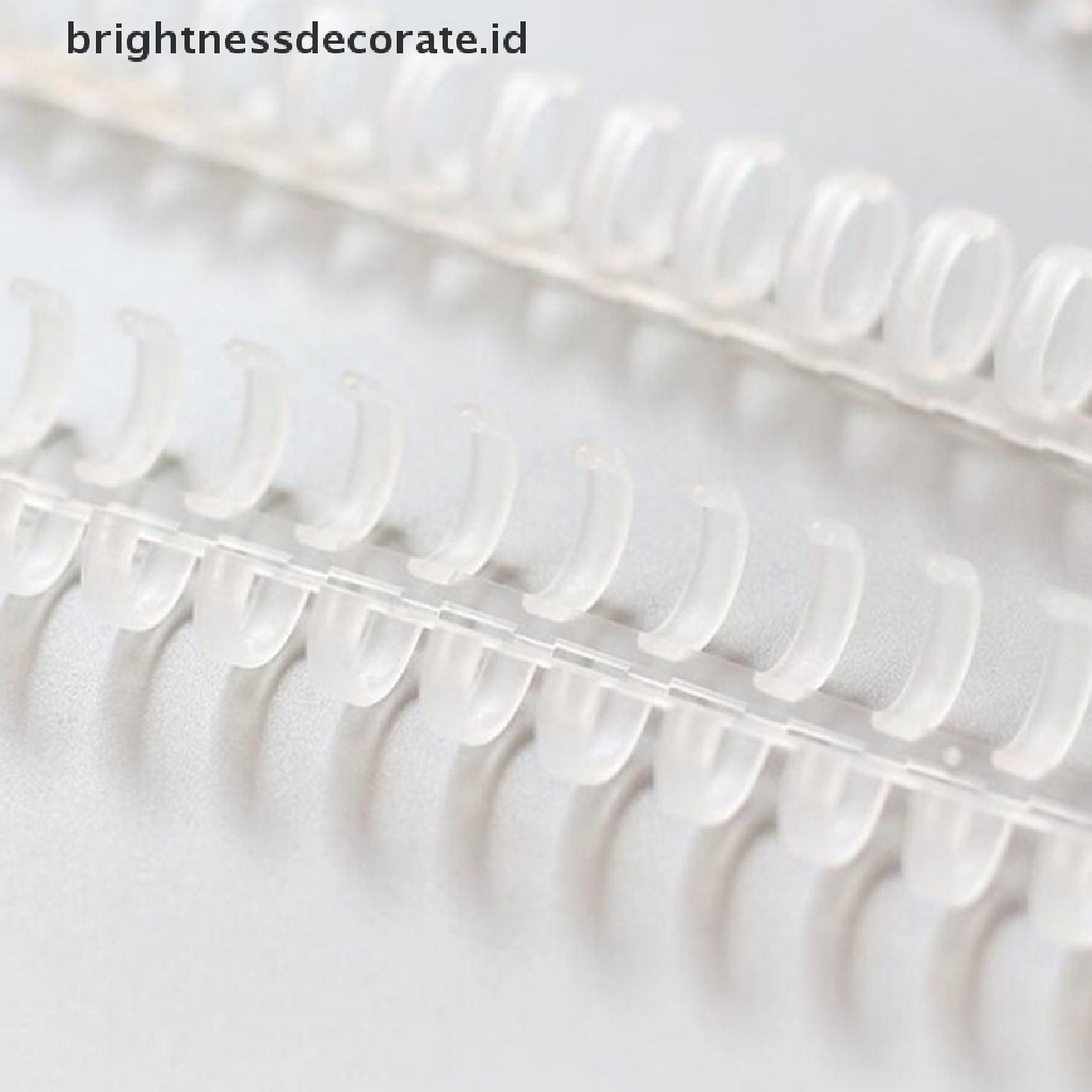 5 Pcs Cincin Spiral 30 Lubang Bahan Plastik Untuk Kantor