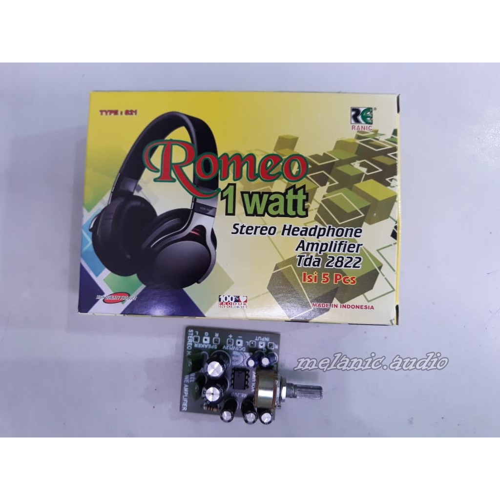 Kit Power Amplifier Mini Stereo TDA2822