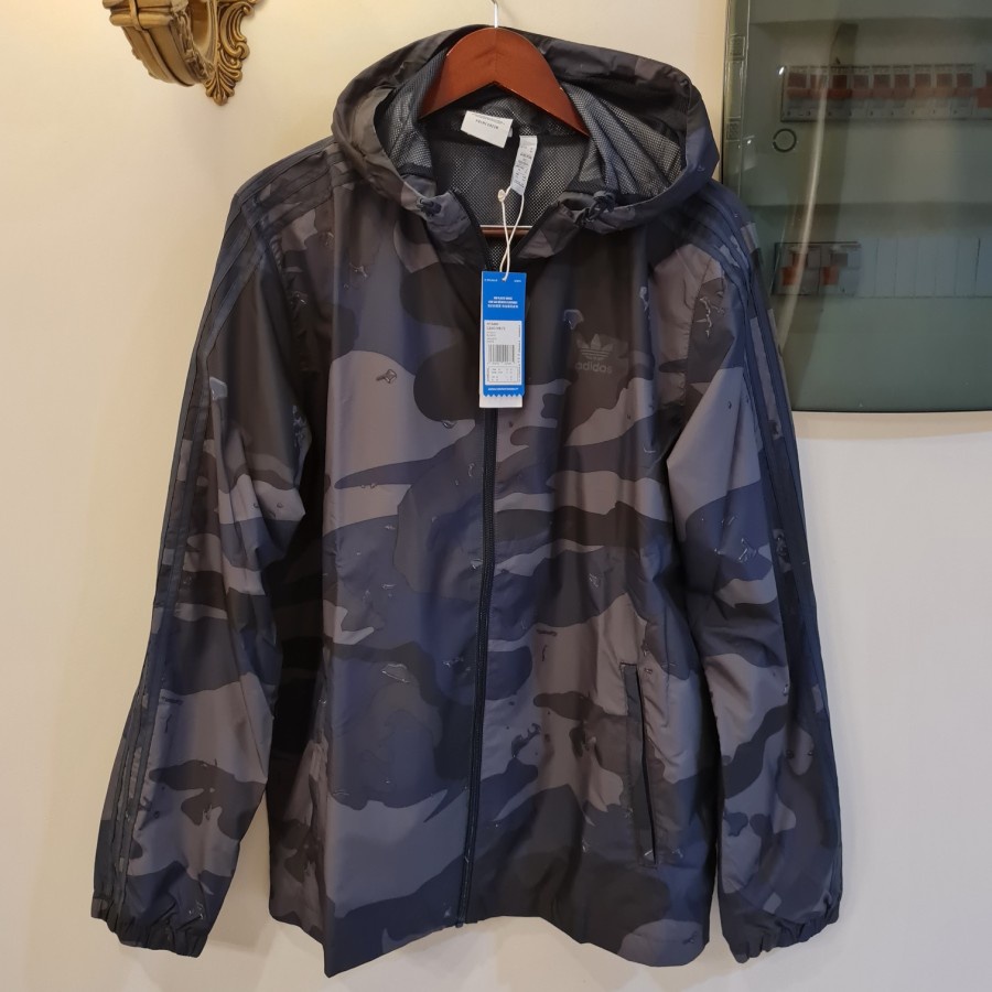 Jaket Hoodie ADIDAS Camo WB Windbreaker FZ H13460 Original 100% BNWT