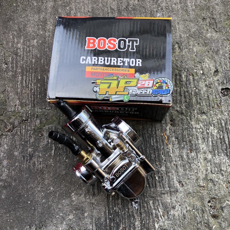 KARBURATOR PE 28 PE 26 PE 24 CHROME UNIVERSAL BY BOSOT / CARBURATOR PE 24 PE 26 PE 28 CROME BY BOSOT