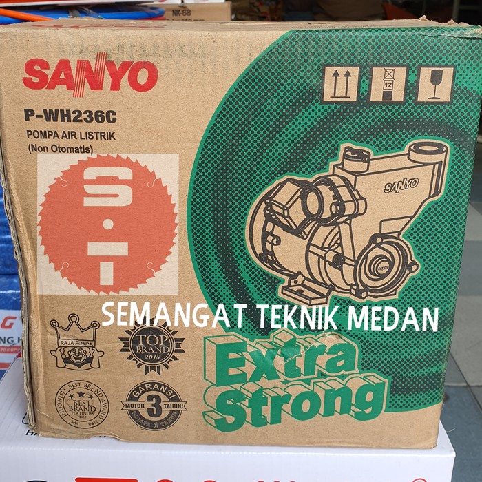 PWH236C SANYO POMPA AIR NON AUTO OTOMATIS SANYO PWH 236 236 C PWH236C