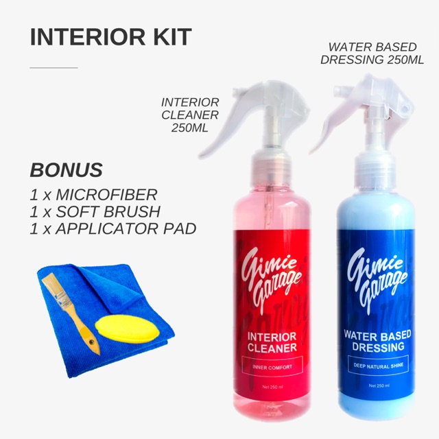 Interior Kit | Pembersih Interior Mobil | Pembersih Jok Mobil | Pengkilap Dashboard Mobil