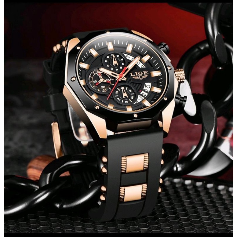 Jam tangan pria sporty Lige 2021