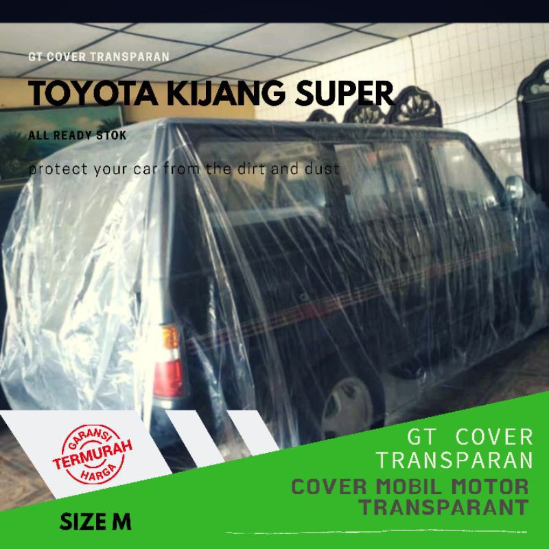 Body Cover - Cover Mobil Transparan - Mantel Mobil Avanza Xpander Mobilio Calya Sigra