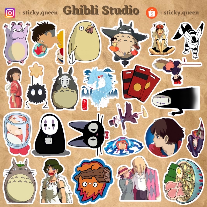 

STICKER TUMBLR GHIBLI STUDIO