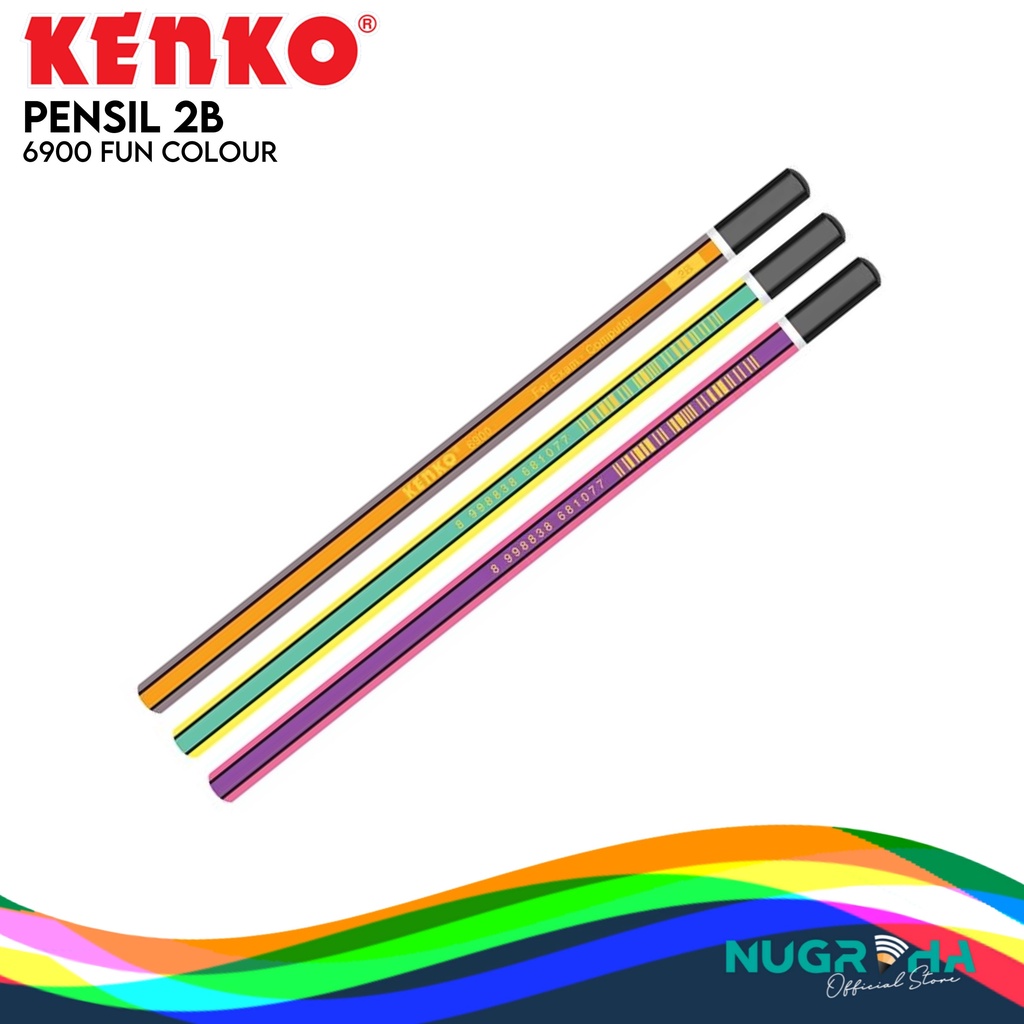 

PENSIL 2B KENKO 6900 FUN COLOUR