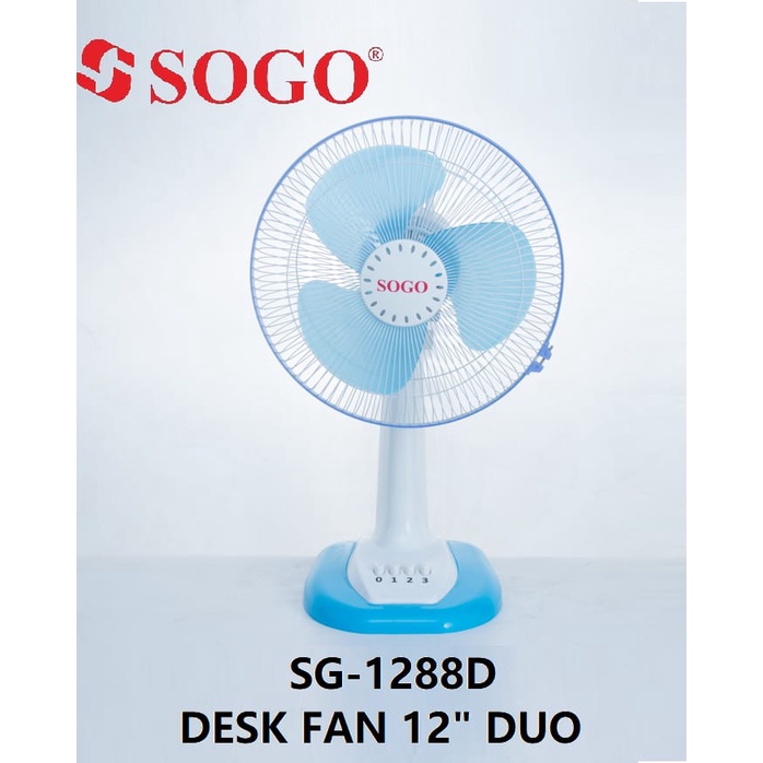 Kipas angin Sogo DUO 12 inch / Desk Fan 12 inch DUO SG-1288D