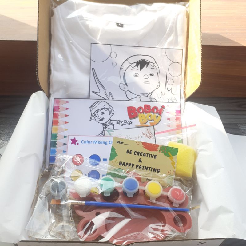 

BOBOBOY KAOS LUKIS I KAOS LUKIS ANAK I TSHIRT PAINTING KIT ANAK