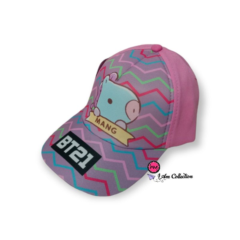 AM | Topi Baseball Anak Perempuan Seri K-Pop BTS usia 2-9thn-5