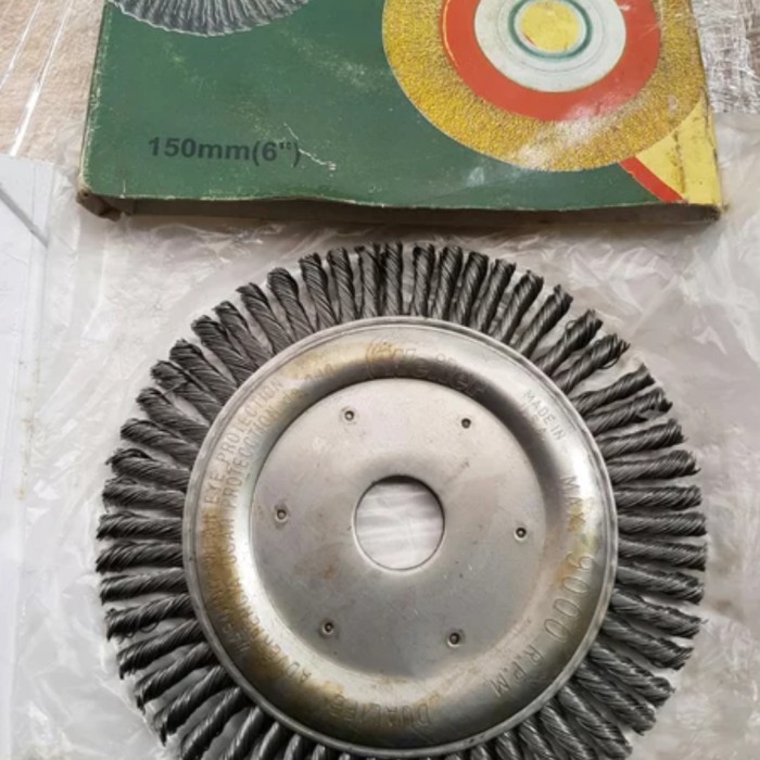 SIKAT KAWAT KEPANG 6" WIRE BRUSH KNOT