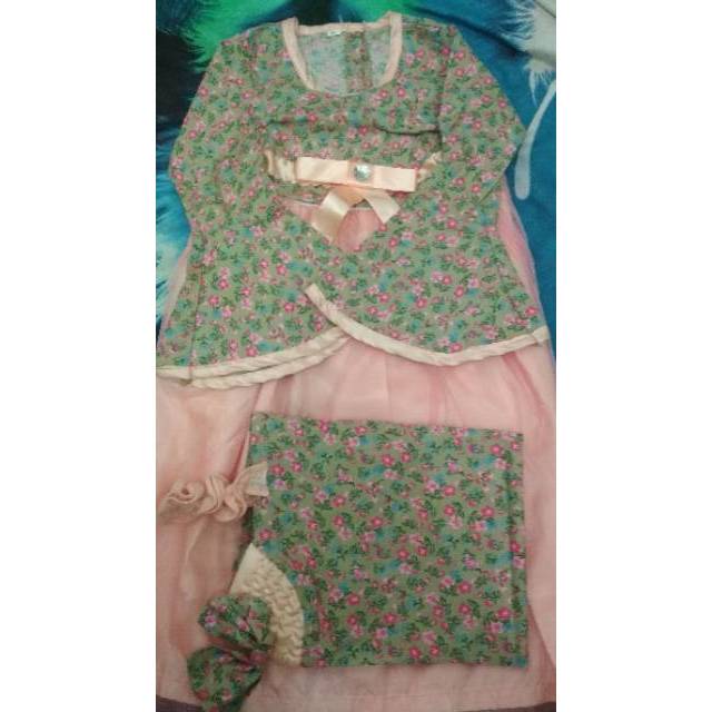Preloved gamis bayi 6-12bulan tile