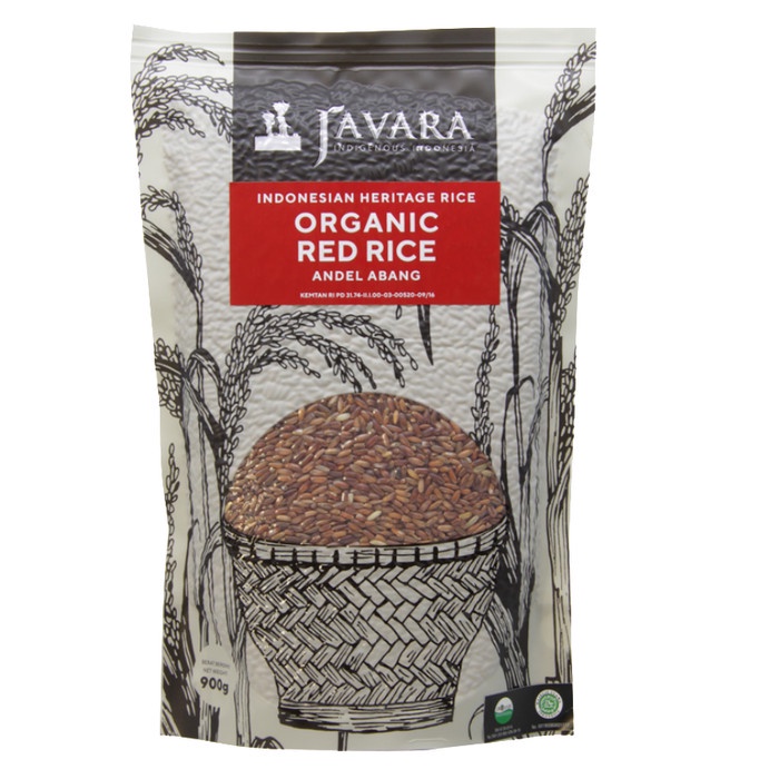 

gr20111r Javara Andel Abang Unpolished Red Rice - Beras Merah Andel Abang 900G Sv012Ss