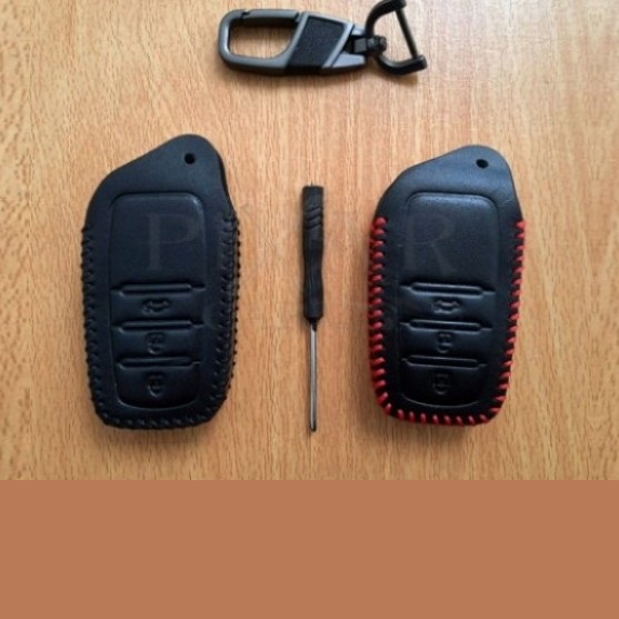 Sarung Kulit Gantungan Kunci Remote Mobil All New Toyota Fortuner GR Sport Aksesoris Variasi Mobil T