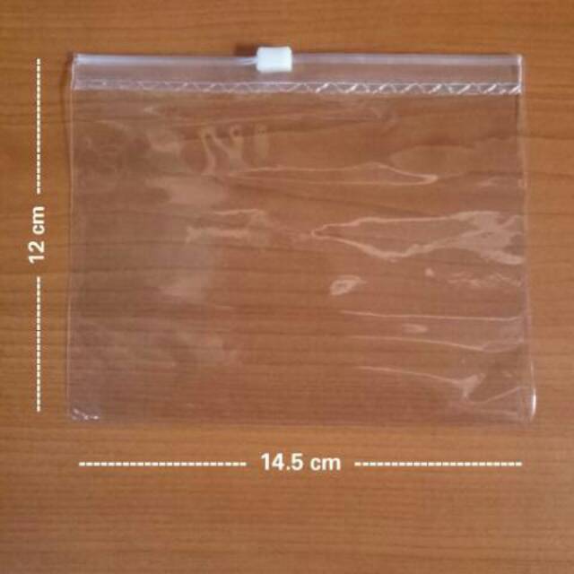 TAS/DOMPET KOSMETIK/DOMPET BIOSOFT TRANSPARAN POLOS MIKA/PLASTIK ZIP LOCK/DOMPET MULTIFUNGSI