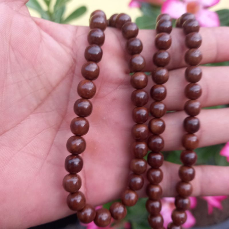 Tasbih kokka asli arab 8mm tasbih kokka asli bulan bintang