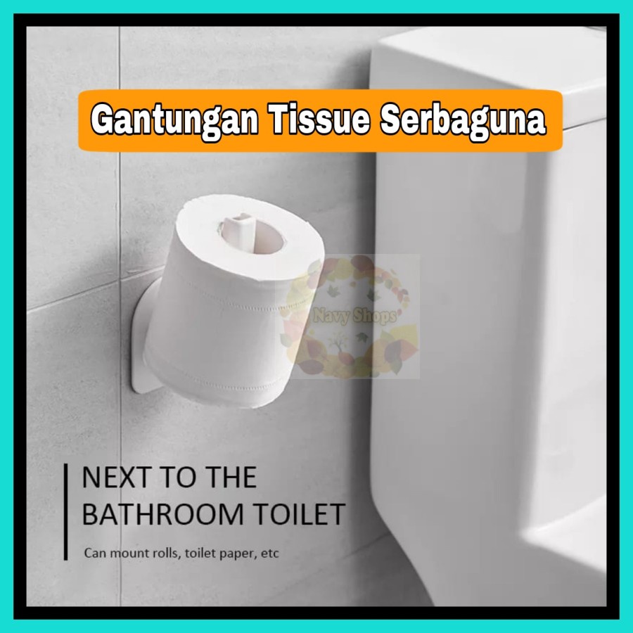 NA - Tempat Tissue Serbaguna Gantungan Tisu Roll Tissue Holder GTS