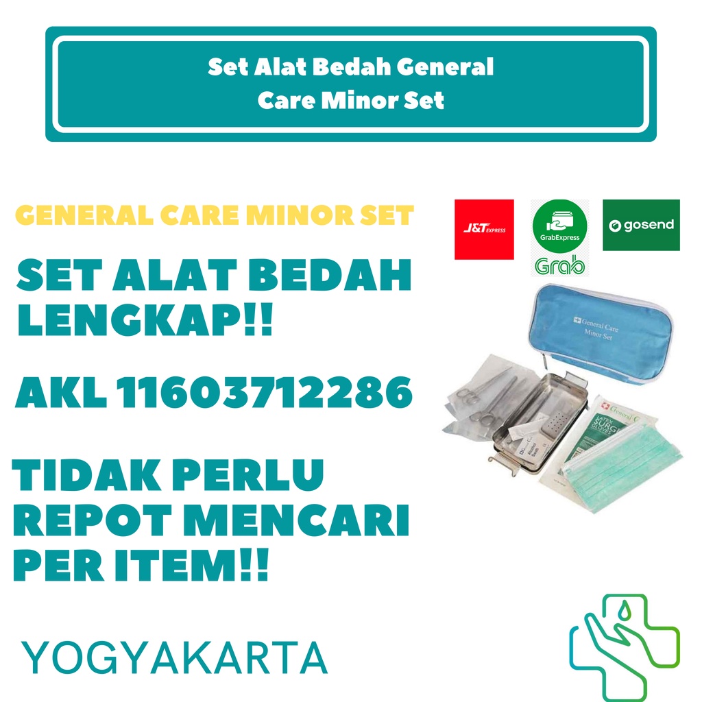 SET ALAT BEDAH LENGKAP GENERAL CARE MINOR SET