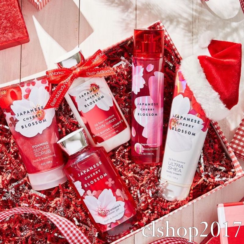 BATH &amp; BODY WORKS BBW JAPANESE CHERRY BLOSSOM SERIES BODY MIST CREAM LOTION SHOWER GEL SHOWER GEL BODY CREAM LOTION MIST WASH WALLFLOWER ROOMSPRAY SCENTPORTABLE GENTLE GEL DEEP CLEANSING GENTLE FOAMING CREAMY LUXE