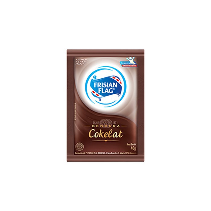 

Frisian Flag Bendera Krimer Kental Manis Cokelat Sachet 6x40gr