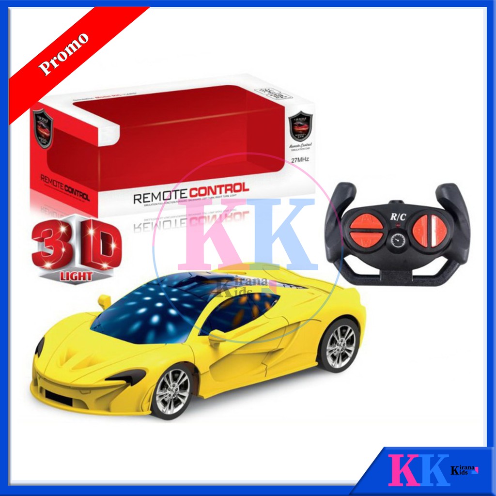 RC SPORT CAR 3D Light Mainan  Mobil  Remote Control Ada 