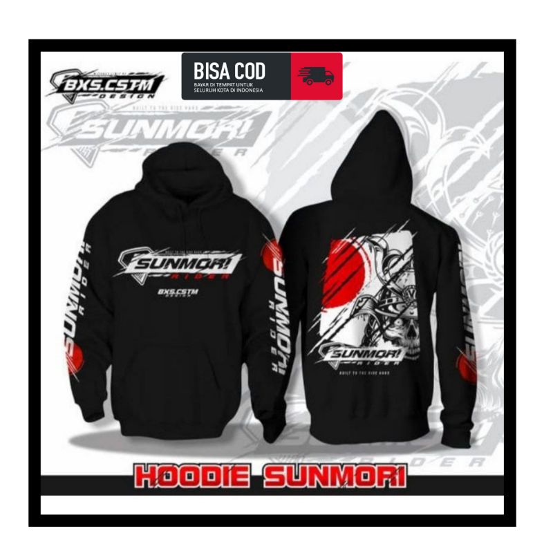 Hoodie Sunmori Pria Hoodie Jepang Jaket Motor Sunmori Murah Sweatshirt Hodie Sunmori Pria