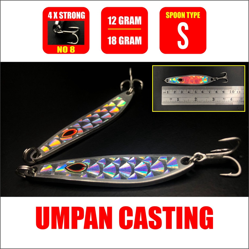 Spoon Umpan Casting 12Gram &amp; 18Gram