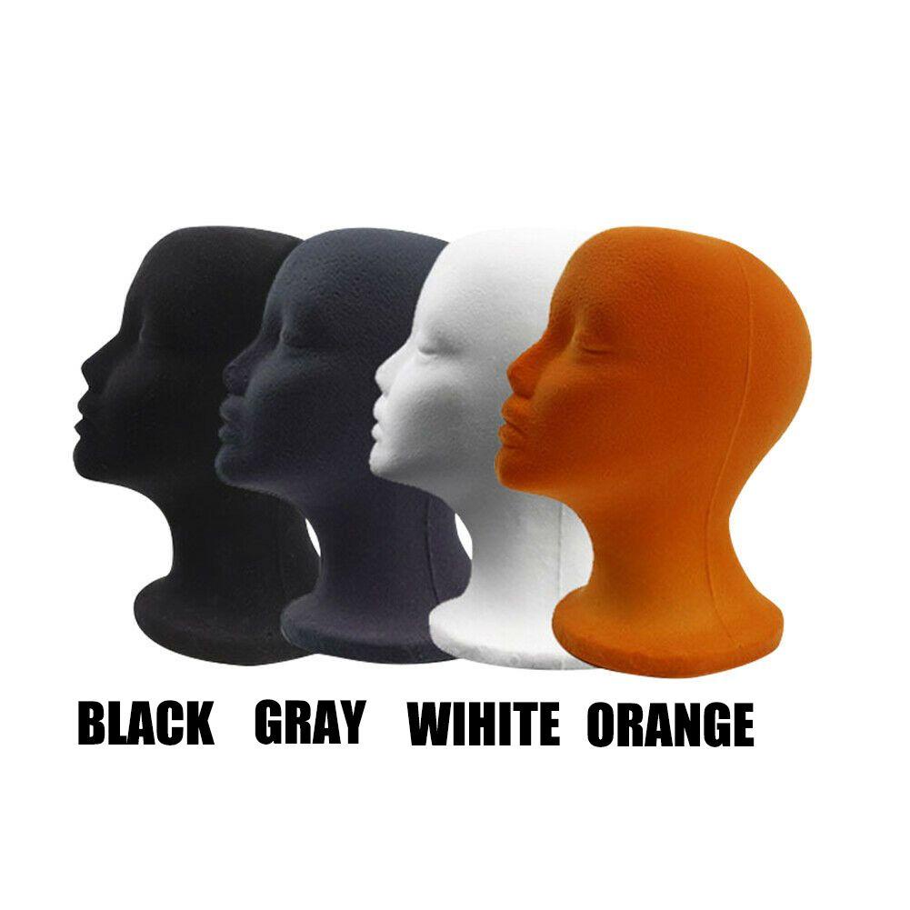 11.8'' Female Foam Mannequin Head Model Dummy Wig Glasses Hat Display Stand