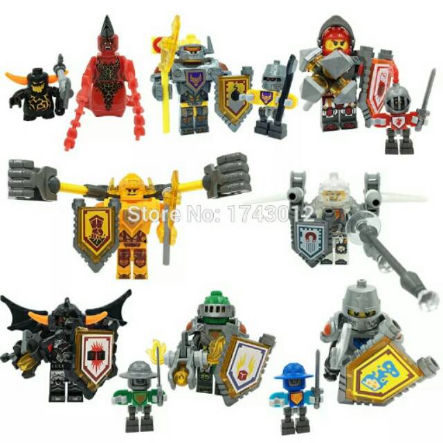 Lego minifigure nexo knights lele 79305
