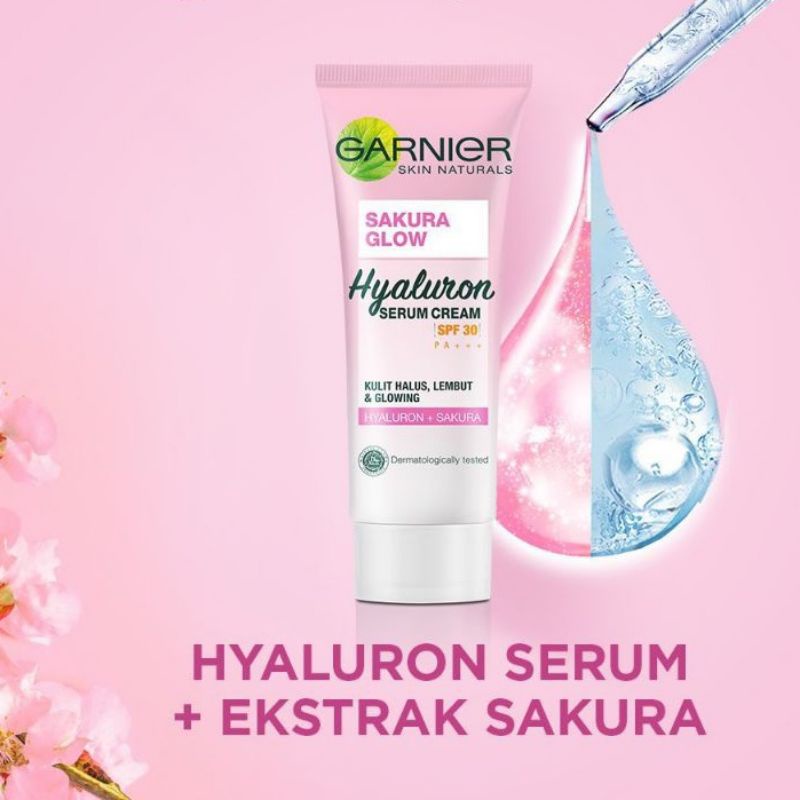 GARNIER Sakura Glow hayaluron  Serum Cream 20ml