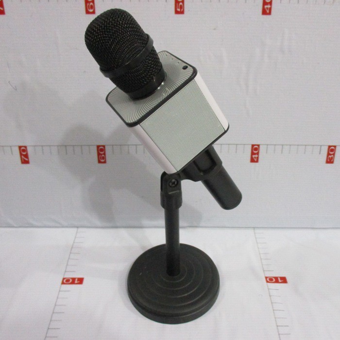 Stand Mic Meja/Microphone Stand Mic Podium  Praktis Mantap Dudukan Besi