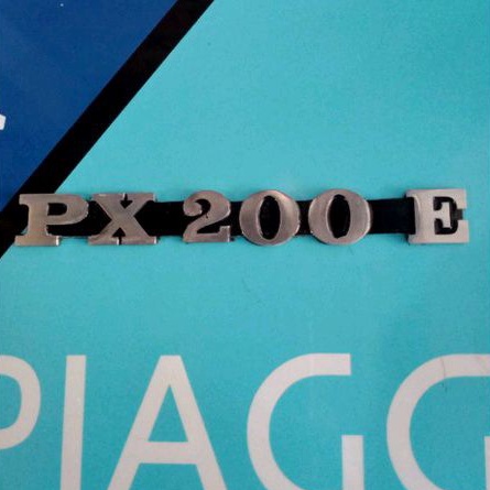 Emblem Vespa PX 200 E almunium