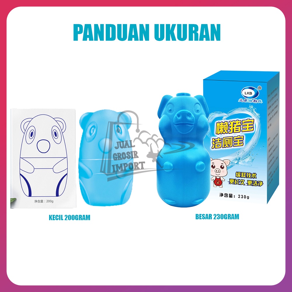 ORIGINAL Pengharum Toilet Anti Bakteri dan Cairan Biru Pembersih PengharumToilet