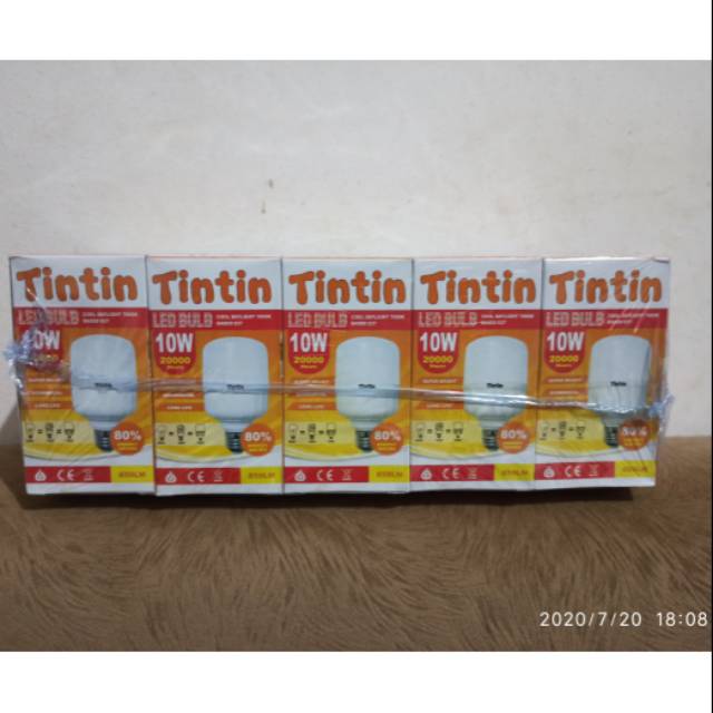 Lampu Bohlam Led Capsule TINTIN 10W PAKET 10PCS