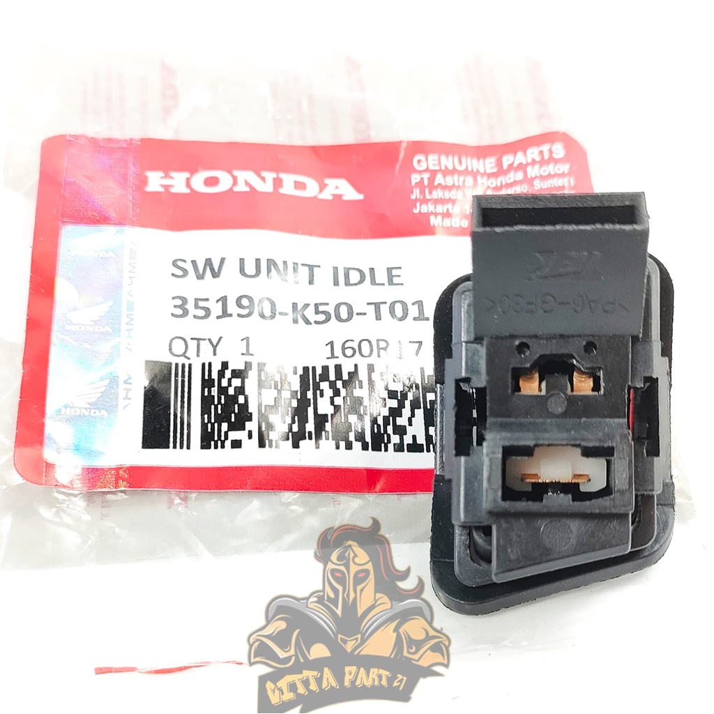 TOMBOL SWICTH IDLING STOP HONDA KUALITAS ASLI ORIGINAL HONDA PRESISI BERFUNGSI DENGAN BAIK AWET DAN DIJAMIN MANTAP BEAT BEAT FI SCOOPY FI VARIO 125 VARIO 125 LED VARIO 150 LED DAN LAIN LAIN