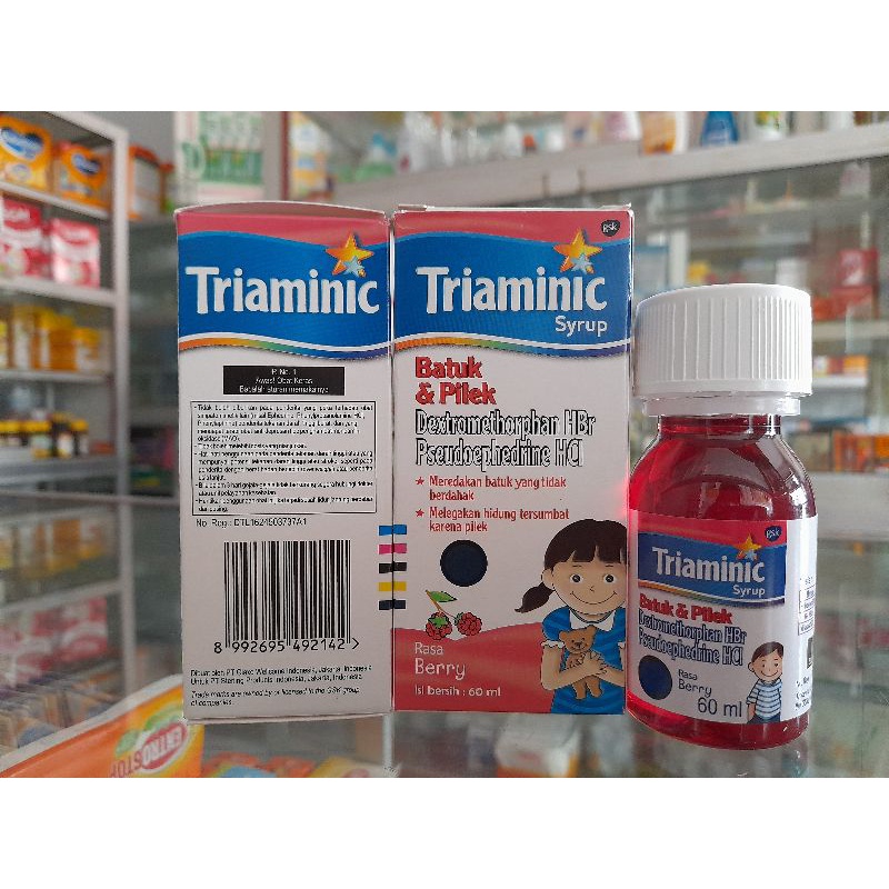 TRIAMINIC BATUK &amp; PILEK SIRUP 60 ML