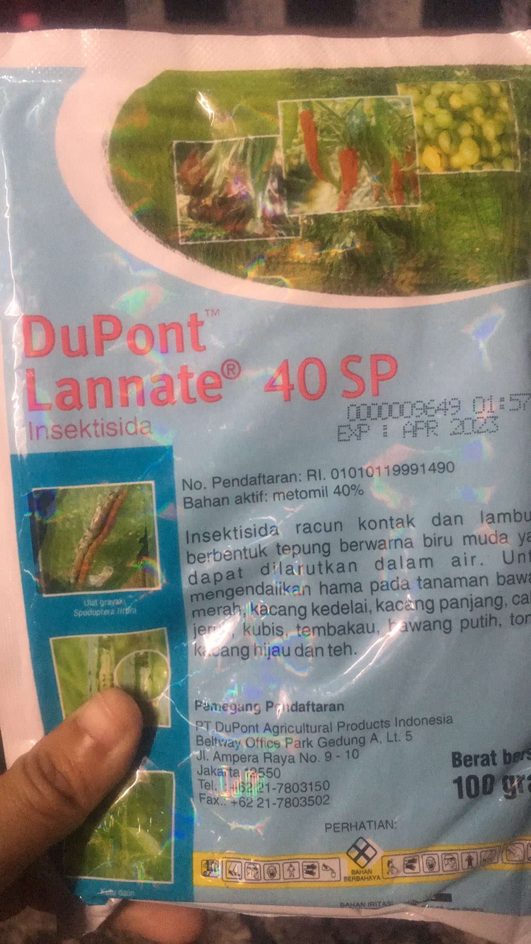 Insektisida Lannate Biru 40sp 100 Gr