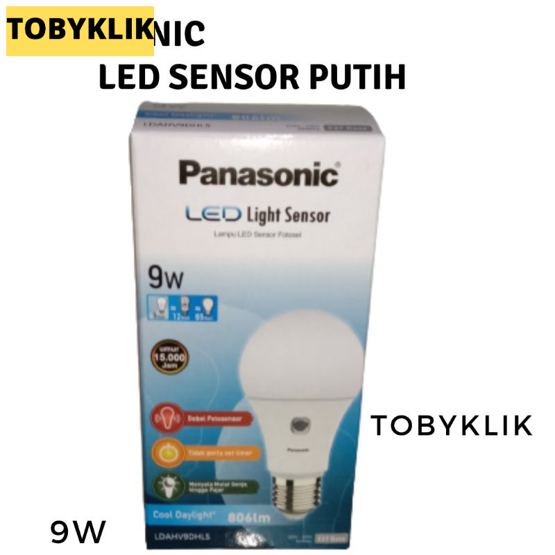 Lampu Sensor Panasonic / LED SENSOR putih