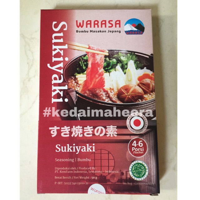 

Bumbu sukiyaki non MSG halal