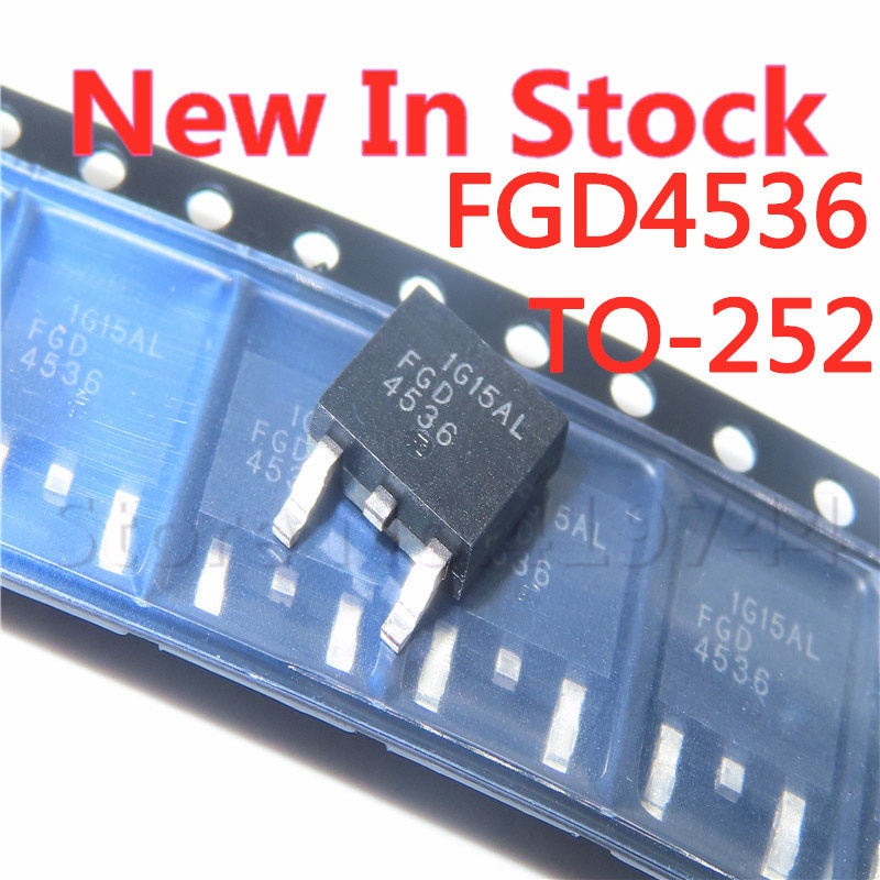 5pcs/lot FGD4536 TO-252 360V LCD Plasma Transistor Baru Dalam Stok