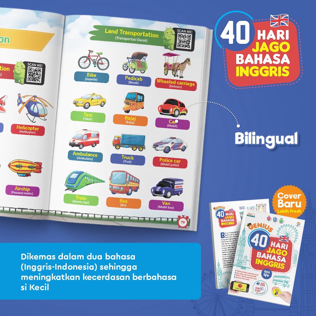 Genius 40 Hari Jago Bahasa Inggris Edisi Baru (Ziyad books)