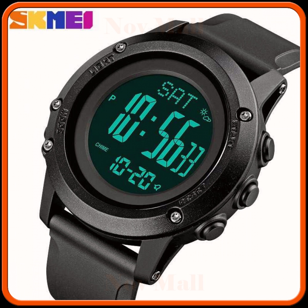 SKMEI Jam Tangan Digital Pria Pedometer Compass - 1793