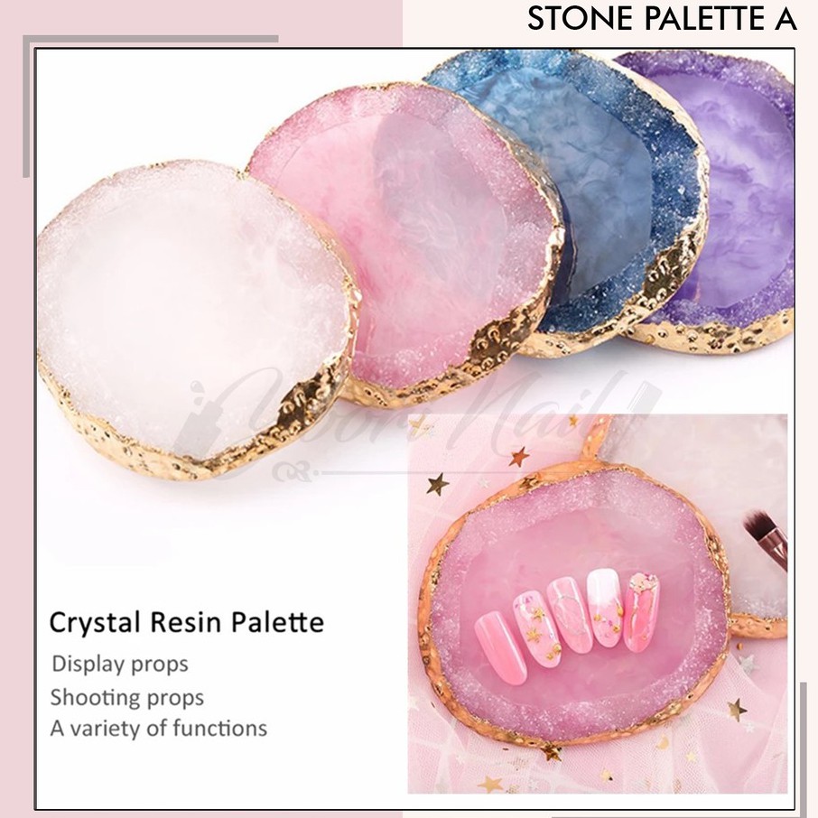 Pallete Nail Art Shell / NailArt Palet Kerang 2 sisi / Display Foto Nail Art