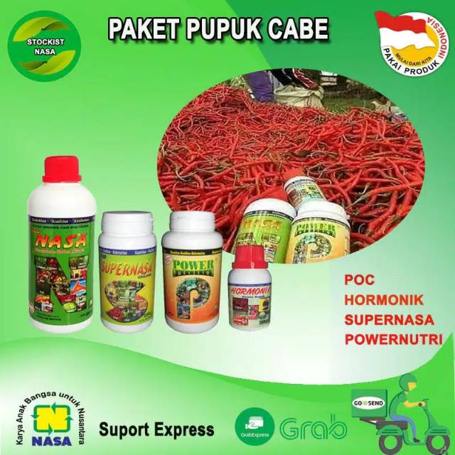 Pupuk Cabe Budidaya Cabe Nasa Organik Poc Nasa Hormonik Supernasa Powernutrition /Nasa Resmi Jakarta