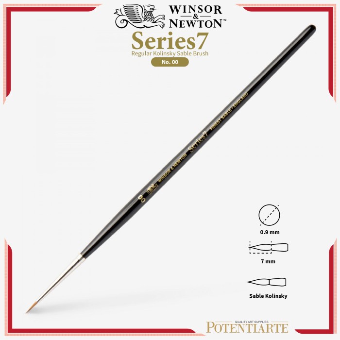 

Kuas Lukis Winsor & Newton Series 7 Regular Kolinsky Sable Brush - NO. 00