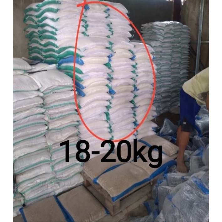 Pasir silika putih 18-20 kg / pasir silika putih karungan / pasir silika putih karungan / pasir sili