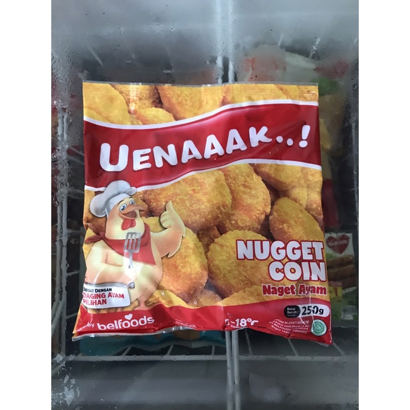 Naget Ayam / Nugget Coin Belfoods 250gram